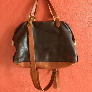 Madewell Cross-Body Leather doctor bag